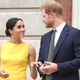 Prince Harry, Duke of Sussex and Meghan, Duchess of Sussex arrive to meet youngsters from across the Commonwealth as they attend the Your Commonwealth Youth Challenge reception at Marlborough House on July 05, 2018 in London, England.